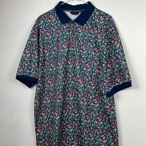 Walter Hagen Printed Polo Tee Mens Size XL